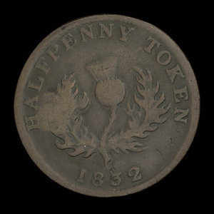 Canada, Province of Nova Scotia, 1/2 penny : 1832