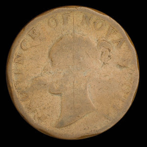 Canada, Province of Nova Scotia, 1/2 penny : 1843