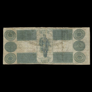 Canada, Banque Canadienne, 1 dollar : August 23, 1836