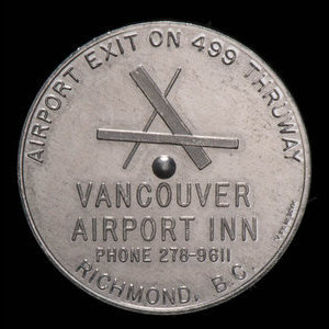 Canada, Vancouver Airport Inn, no denomination : 1971