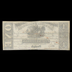 Canada, District of Wellington, 1 dollar : December 1, 1868