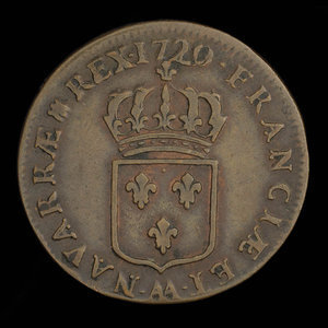 France, Louis XV, 1 sol : 1720