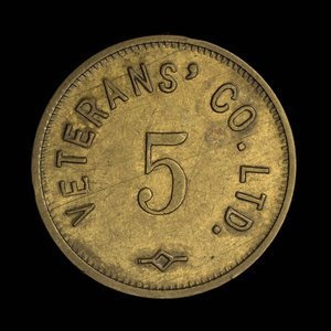 Canada, Veterans' Co. Ltd., 5 cents :