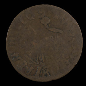 Canada, unknown, 1/2 penny : 1811