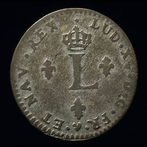 France, Louis XV, 2 sous : 1741