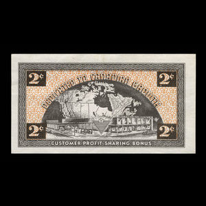 Canada, Canadian Tire Corporation Ltd., 2 cents : 1962