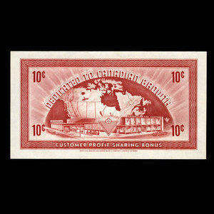 Canada, Canadian Tire Corporation Ltd., 10 cents : 1962