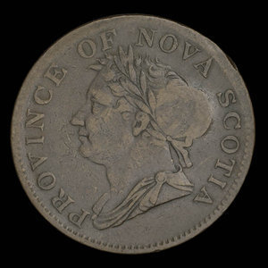 Canada, Province of Nova Scotia, 1/2 penny : 1832