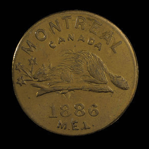 Canada, E.A. Cardinal, no denomination : 1886