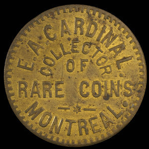 Canada, E.A. Cardinal, no denomination : 1887