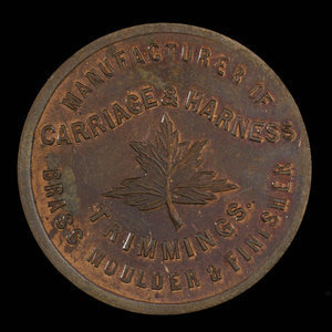 Canada, M.E. Lymburner, no denomination : 1879