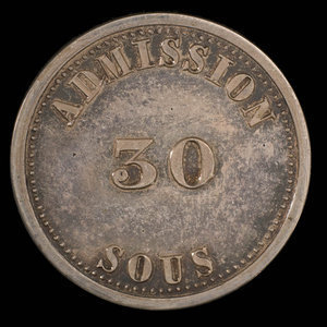 Canada, Guilbault's Gardens, 30 sous : 1890