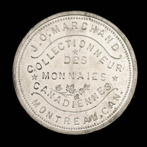 Canada, J.O. Marchand, no denomination : 1893