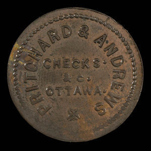 Canada, Pritchard & Andrews, no denomination : 1888
