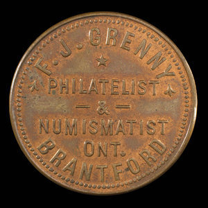 Canada, F.J. Grenny, 50 cents : 1895