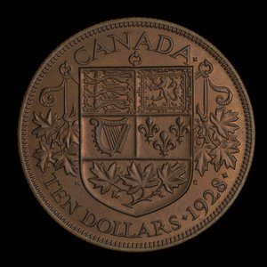 Canada, George V, 10 dollars : 1928