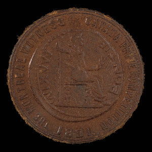 Canada, Montreal Witness, no denomination : 1891