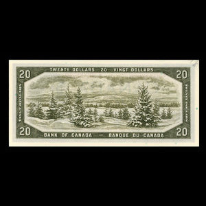 Canada, Bank of Canada, 20 dollars : 1954