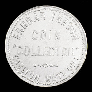 Canada, Farrar Ineson, no denomination : 1895