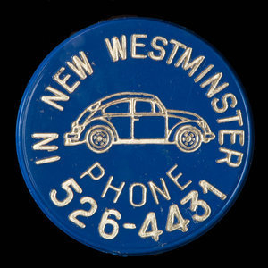 Canada, New Westminster Volkswagon Ltd., no denomination : 1972