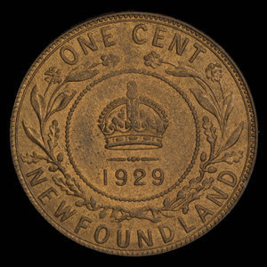Canada, George V, 1 cent : 1929