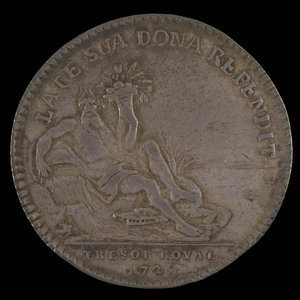 France, Louis XV, no denomination : 1725
