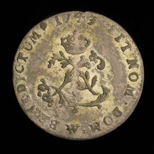 France, Louis XV, 2 sous : 1743