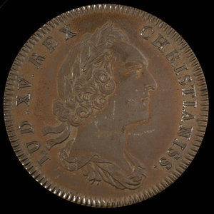 France, Louis XV, no denomination : 1752