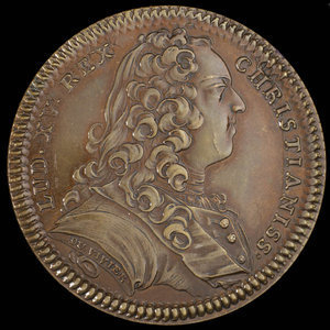 France, Louis XV, no denomination : 1754