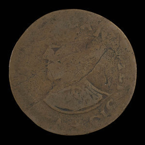 Canada, unknown, 1/2 penny : 1811