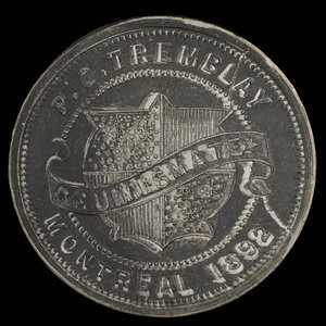 Canada, P.O. Tremblay, no denomination : 1892