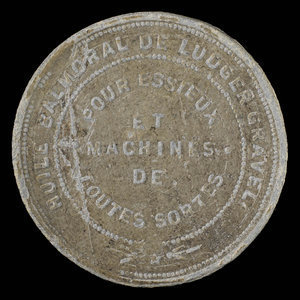 Canada, Ludger Gravel, no denomination : 1892
