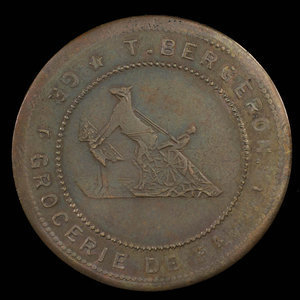 Canada, T. Bergeron, no denomination : 1895