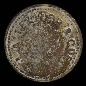 Canada, J.A. Tellier & Co., no denomination : 1895