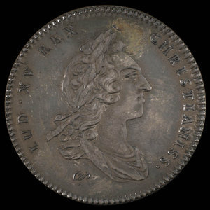 France, Louis XV, no denomination : 1752