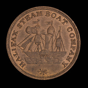 Canada, Halifax Steamboat Company, 1 fare : 1870
