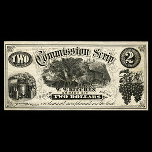 Canada, W.W. Kitchen, 2 dollars : 1894