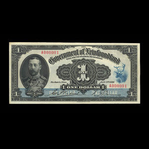 Canada, Government of Newfoundland, 1 dollar : January 2, 1920
