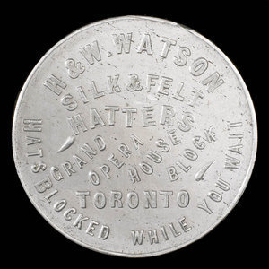 Canada, H. & W. Watson, no denomination : 1895