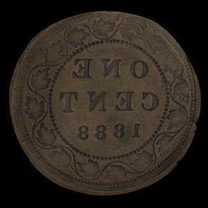 Canada, Victoria, 1 cent : 1888