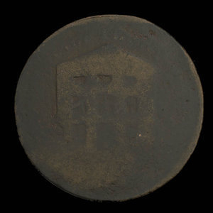 Canada, unknown, 1/2 penny : 1840