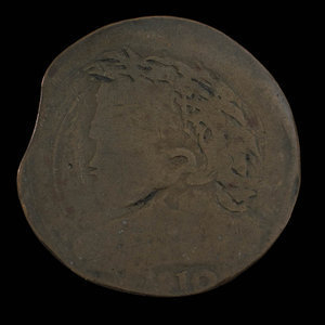 Canada, unknown, 1/2 penny : 1811