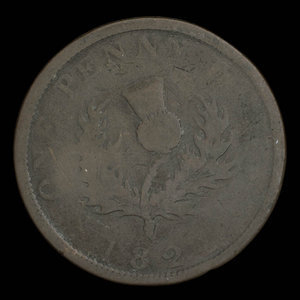 Canada, Province of Nova Scotia, 1 penny : 1824