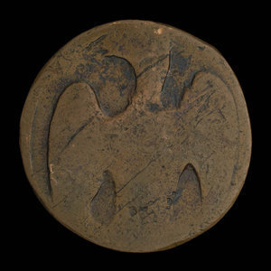 Canada, unknown, 1/2 penny : 1838