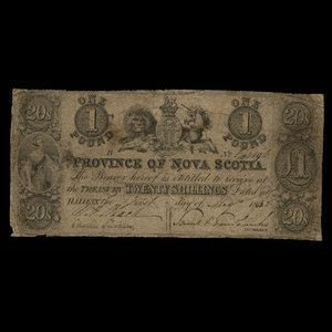 Canada, Province of Nova Scotia, 1 pound : May 1, 1848