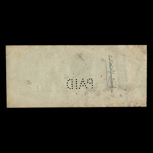 Canada, Bratt's Lake No.129, 191 dollars, 40 cents : December 30, 1921