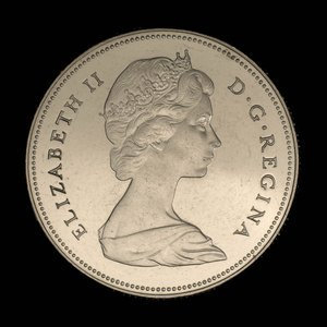 Canada, Elizabeth II, 50 cents : 1970