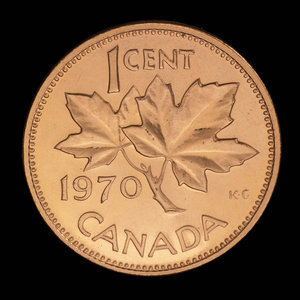 Canada, Elizabeth II, 1 cent : 1970