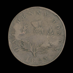 Canada, Province of Nova Scotia, 1/2 penny : 1823