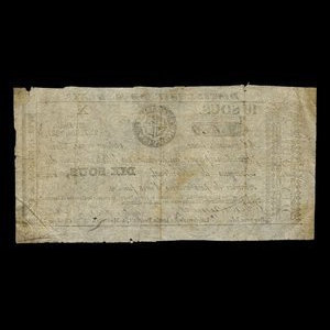 Canada, Wfd. Nelson & Co., 10 sous : July 22, 1837